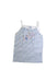 A Blue Sleeveless Tops from Petit Bateau in size 6T for girl. (Front View)