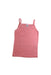 A Pink Sleeveless Tops from Petit Bateau in size 6T for girl. (Front View)
