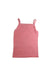 A Pink Sleeveless Tops from Petit Bateau in size 6T for girl. (Back View)