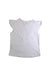 A White Sleeveless Tops from La Compagnie des Petits in size 6T for girl. (Back View)