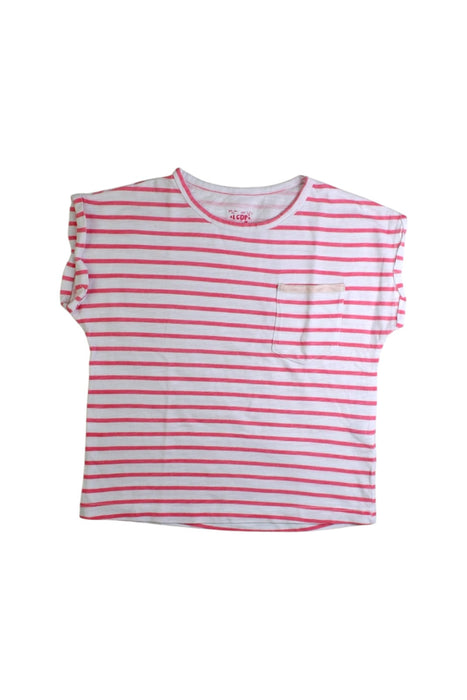 A Red Short Sleeve T Shirts from La Compagnie des Petits in size 6T for girl. (Front View)