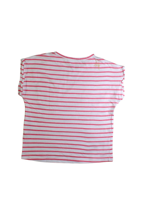 A Red Short Sleeve T Shirts from La Compagnie des Petits in size 6T for girl. (Back View)