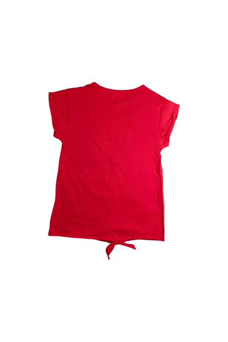 A Red Short Sleeve Tops from La Compagnie des Petits in size 6T for girl. (Back View)