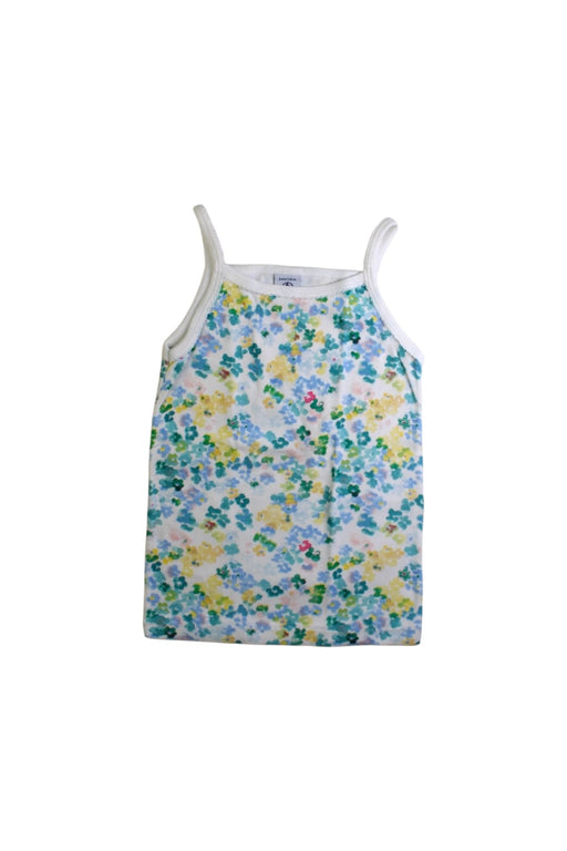 A Multicolour Sleeveless Tops from Petit Bateau in size 6T for girl. (Front View)