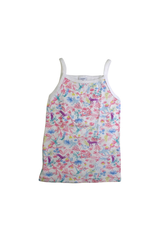 A Multicolour Sleeveless Tops from Petit Bateau in size 6T for girl. (Front View)