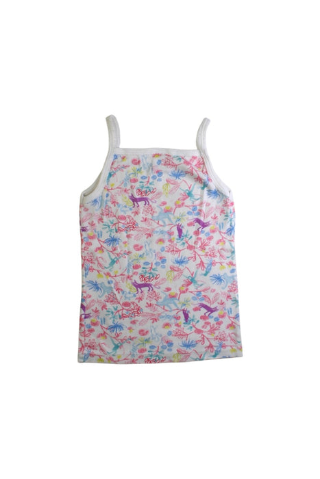 A Multicolour Sleeveless Tops from Petit Bateau in size 6T for girl. (Back View)
