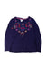A Navy Long Sleeve Tops from Monsoon in size 5T for girl. (Front View)