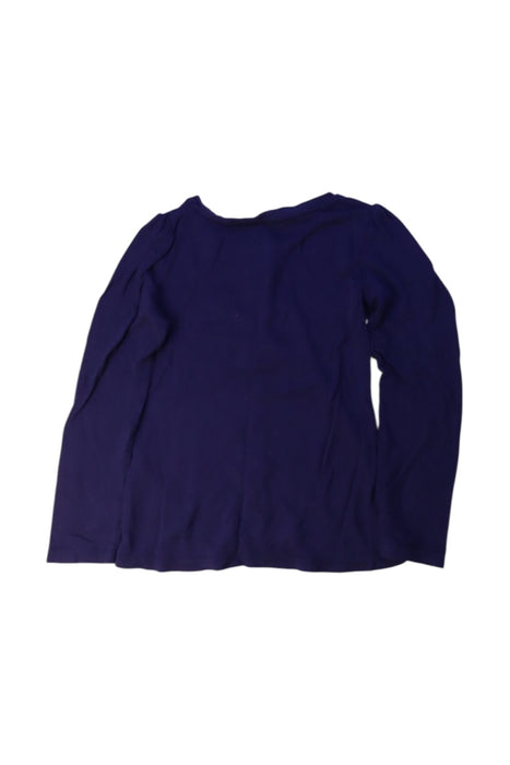A Navy Long Sleeve Tops from Monsoon in size 5T for girl. (Back View)