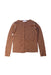 A Brown Long Sleeve Tops from Excuse My French in size 6T for girl. (Front View)