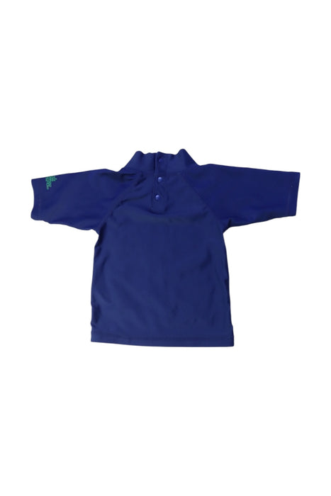 A Navy Rash Guards from UV Skinz in size 12-18M for boy. (Back View)