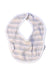 A White Bibs from Organic Natural Charm in size O/S for neutral. (Front View)