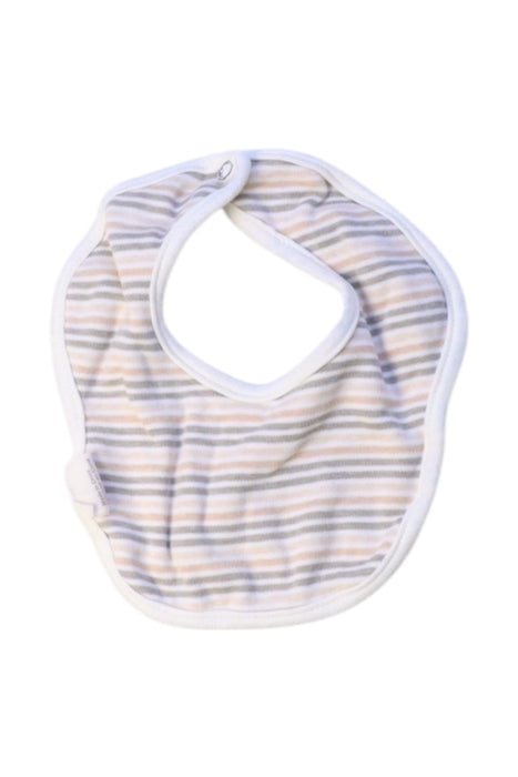 A White Bibs from Organic Natural Charm in size O/S for neutral. (Back View)