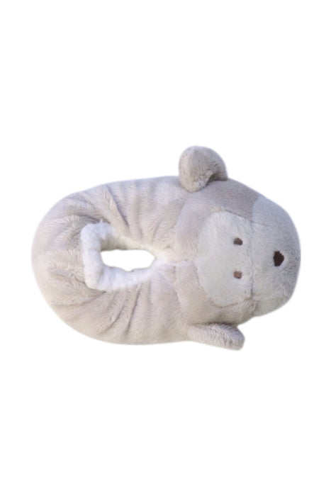 A Beige Booties from The Little White Company in size 6-12M for neutral. (Front View)