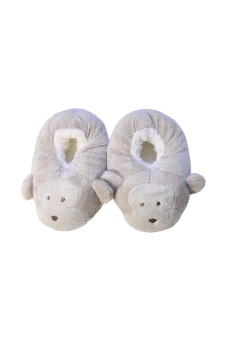 A Beige Booties from The Little White Company in size 6-12M for neutral. (Back View)
