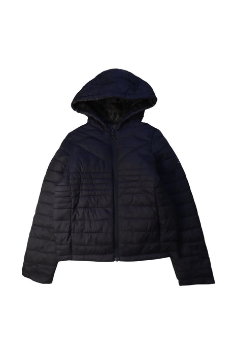 A Navy Puffer/Quilted Jackets from IKKS in size 12Y for neutral. (Front View)