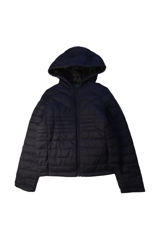 A Navy Puffer/Quilted Jackets from IKKS in size 12Y for neutral. (Front View)