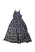 A Black Sleeveless Dresses from Monoprix in size 10Y for girl. (Front View)