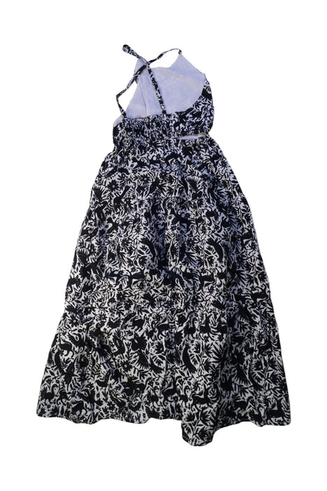A Black Sleeveless Dresses from Monoprix in size 10Y for girl. (Back View)