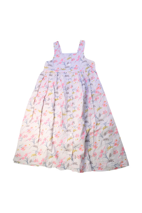 A White Sleeveless Dresses from Bonpoint in size 10Y for girl. (Front View)