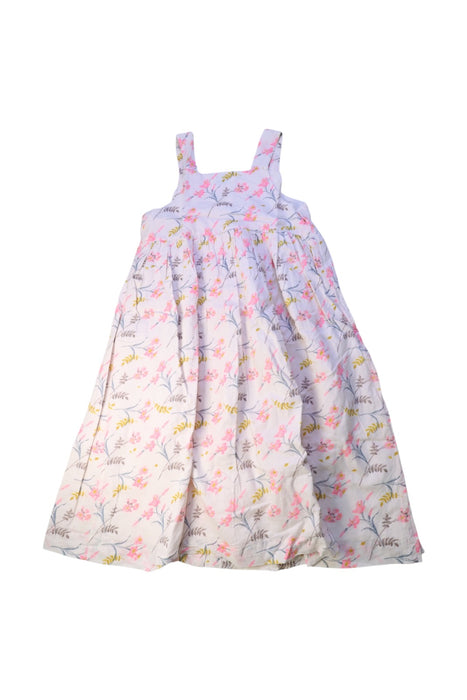 A White Sleeveless Dresses from Bonpoint in size 10Y for girl. (Back View)
