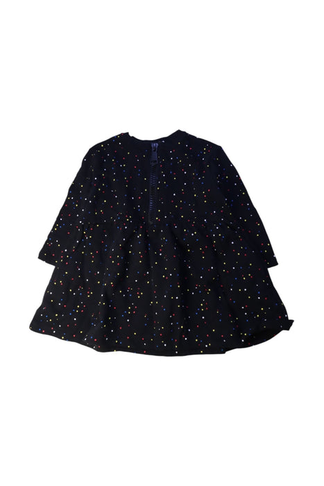 A Black Long Sleeve Dresses from Stella McCartney in size 6T for girl. (Front View)