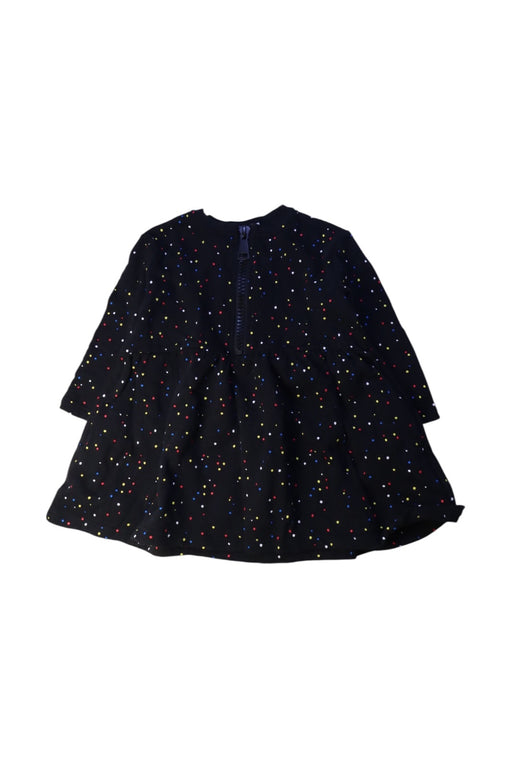 A Black Long Sleeve Dresses from Stella McCartney in size 6T for girl. (Front View)