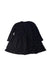 A Black Long Sleeve Dresses from Stella McCartney in size 6T for girl. (Back View)