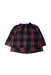 A Red Long Sleeve Tops from Crewcuts in size 5T for girl. (Front View)