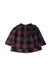 A Red Long Sleeve Tops from Crewcuts in size 5T for girl. (Back View)