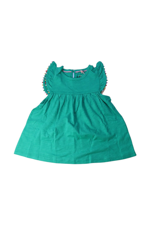 A Green Sleeveless Dresses from Boden in size 5T for girl. (Front View)