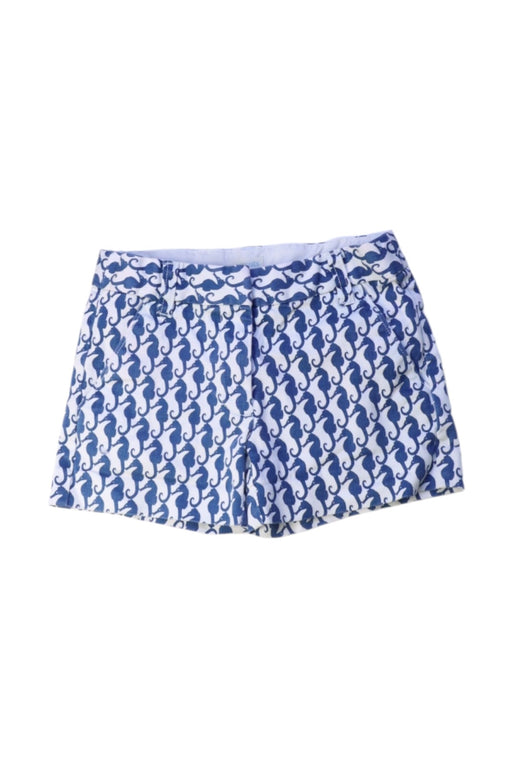 A Blue Shorts from Crewcuts in size 6T for girl. (Front View)