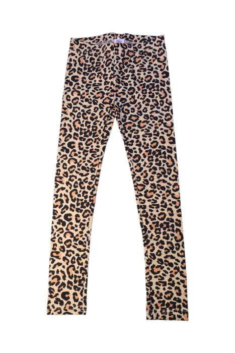 A Beige Leggings from Seed in size 5T for girl. (Front View)