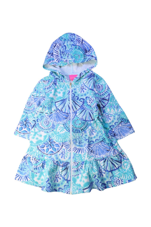 A Blue Cover Ups from Lilly Pulitzer in size 4T for girl. (Front View)