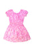 A Pink Short Sleeve Dresses from Lilly Pulitzer in size 4T for girl. (Front View)
