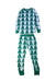 A Green Pyjama Sets from Crewcuts in size 5T for boy. (Front View)
