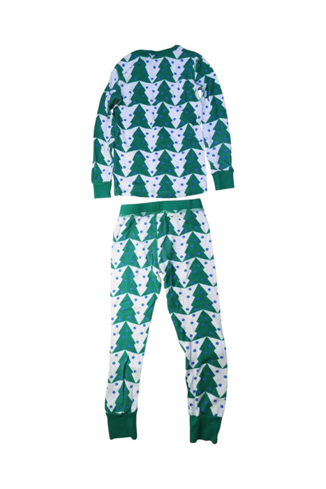 A Green Pyjama Sets from Crewcuts in size 5T for boy. (Back View)