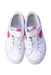 A White Sneakers from Nike in size 5T for girl. (Back View)