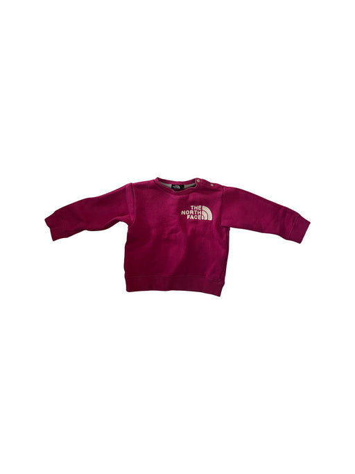 A Pink Crewneck Sweatshirts from The North Face in size 18-24M for neutral. (Front View)