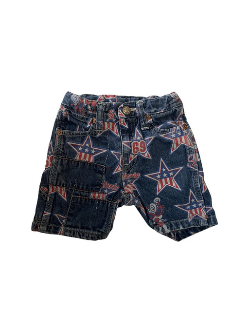 A Blue Shorts from Hysteric Mini in size 12-18M for boy. (Front View)