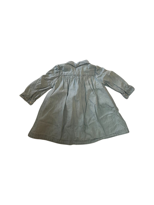 A Blue Long Sleeve Dresses from Ralph Lauren in size 6-12M for girl. (Back View)