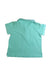 A Teal Short Sleeve Polos from Nanos in size 2T for boy. (Back View)
