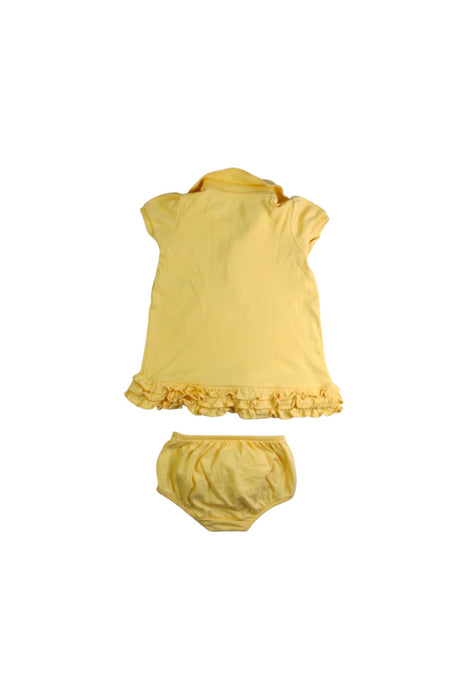 A Yellow Dress Sets from Ralph Lauren in size 3-6M for girl. (Back View)