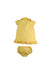 A Yellow Dress Sets from Ralph Lauren in size 3-6M for girl. (Back View)