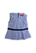 A Blue Sleeveless Tops from Ferrari in size 2T for girl. (Front View)