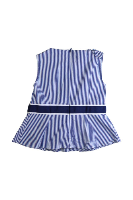 A Blue Sleeveless Tops from Ferrari in size 2T for girl. (Back View)