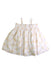 A White Sleeveless Tops from Bonpoint in size 6-12M for girl. (Front View)