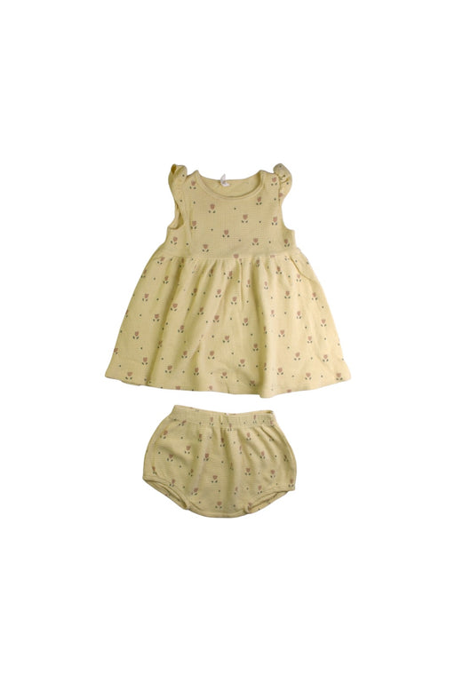 A Beige Dress Sets from Quincy Mae in size 18-24M for girl. (Front View)