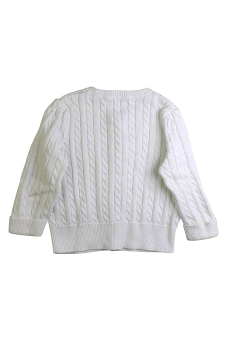 A White Cardigans from Ralph Lauren in size 6-12M for girl. (Back View)