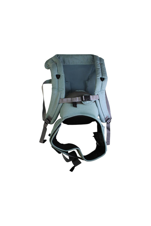 A Teal Baby Carriers from Todbi in size 3-6M for neutral. (Front View)