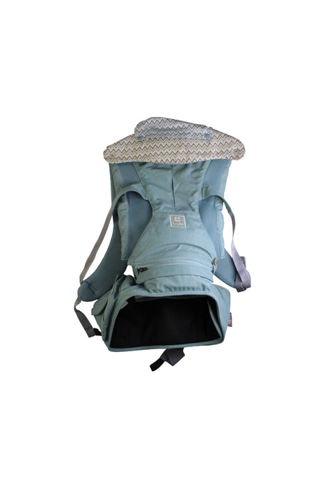 A Teal Baby Carriers from Todbi in size 3-6M for neutral. (Back View)